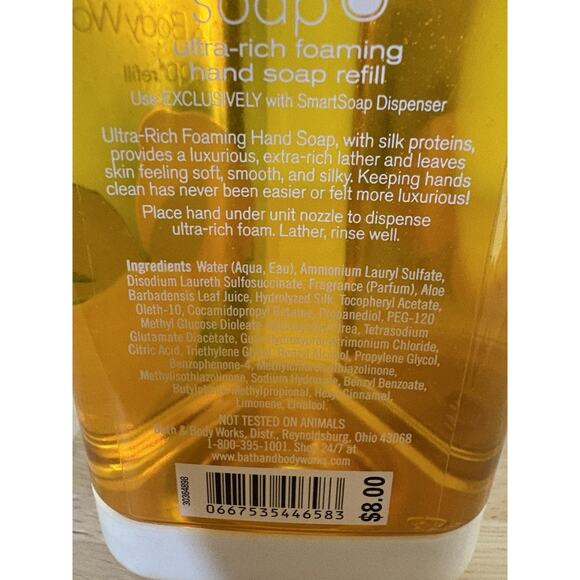 Bath & Body Works Kitchen Lemon Smartsoap Refill 8.75 fl oz Foaming Hand Soap - Picture 6 of 7